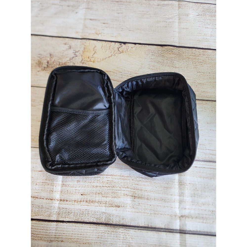 Black Quilted OneGenug Cosmetic Bag - NWOT - Picture 6 of 13